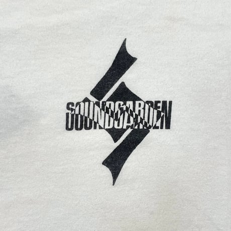 SOUNDGARDEN 1992 S LOGO WHITE BROCKUM XL 3032