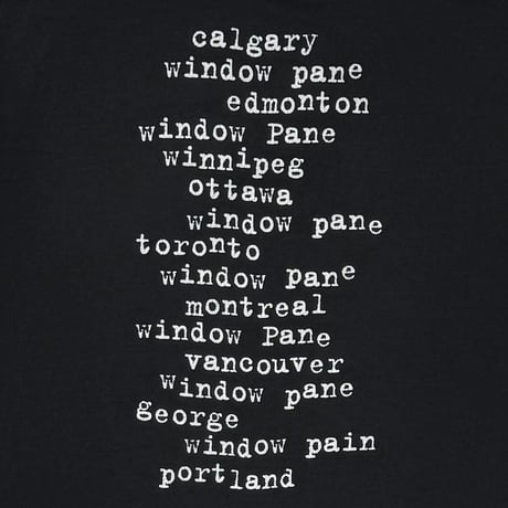 PEARL JAM WINDOW PAIN FRUIT OF THE LOOM XL 0586