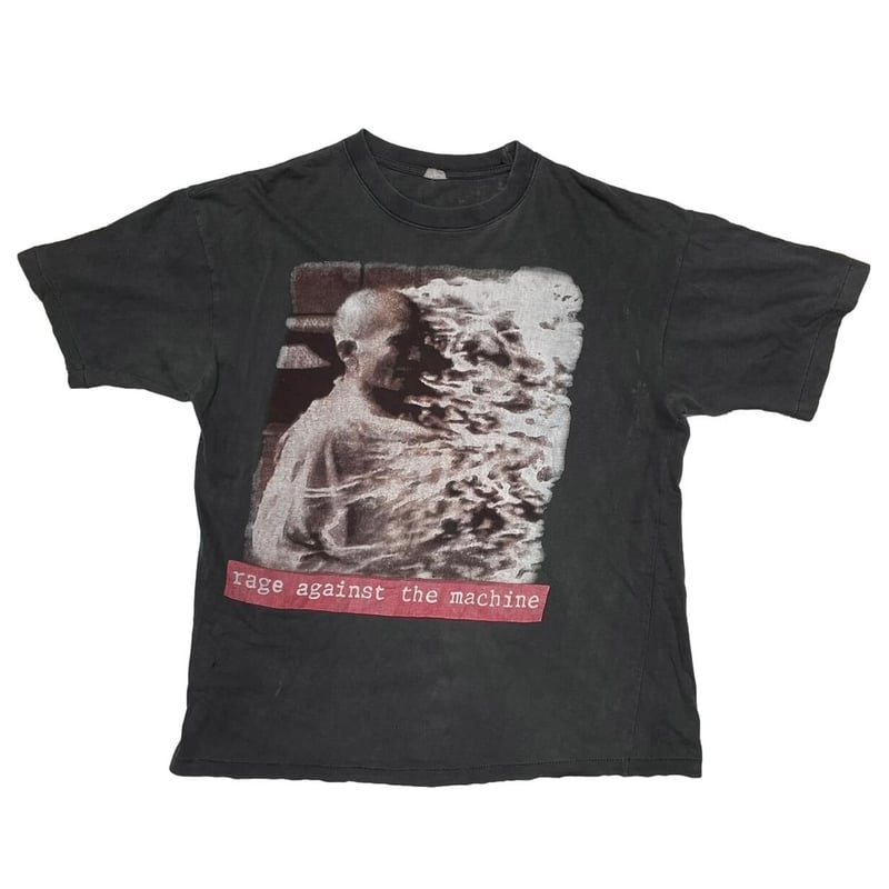 【モンチ】RAGE AGAINST THE MACHINEブラック RAGE AGAINST THE MACHINE BURNING MONK FITS XL 5