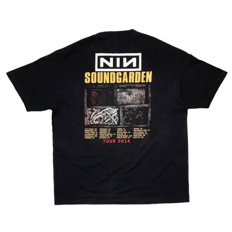 NINE INCH NAILS x SOUNDGARDEN TOUR 2014 ALSTYLE FITS XL 4740