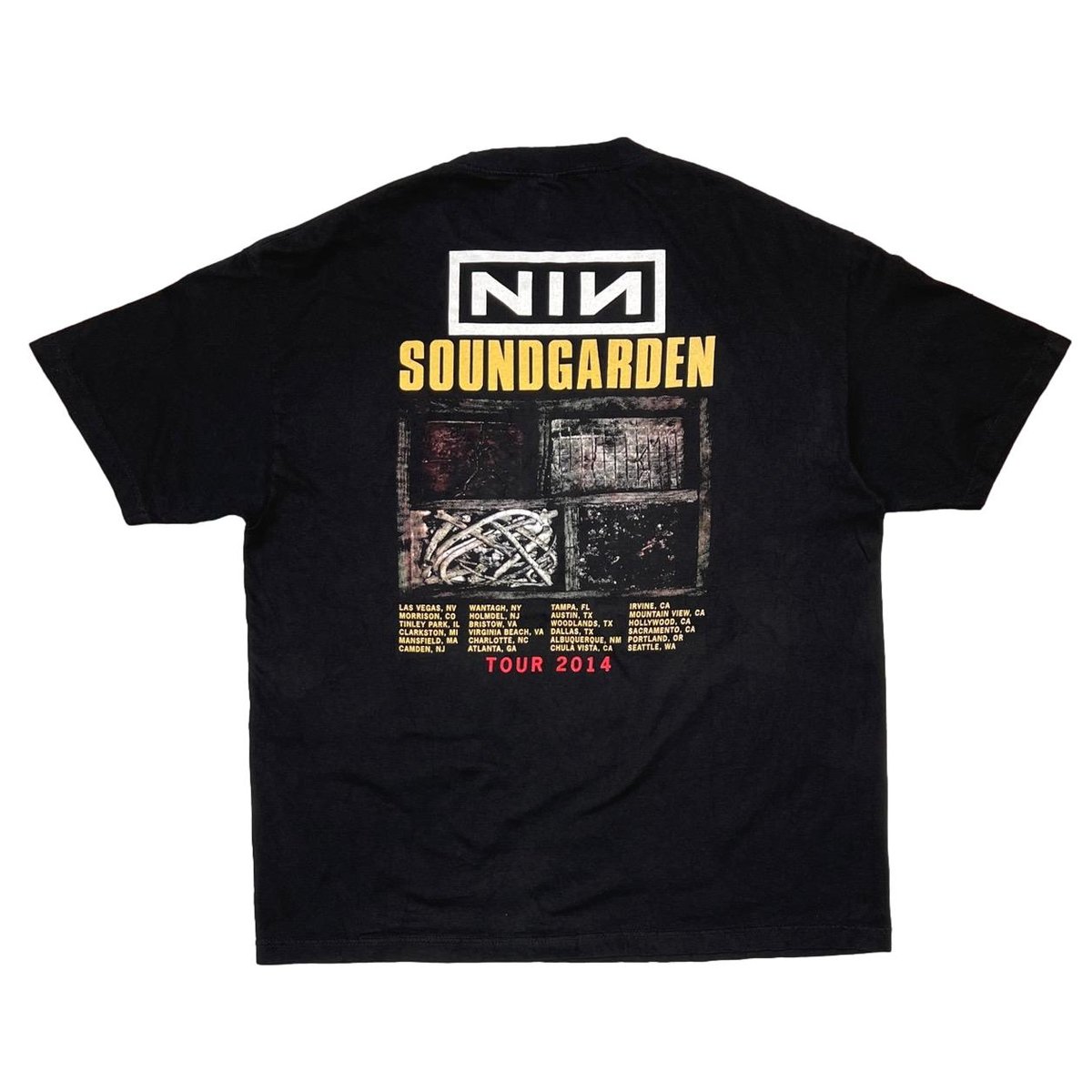ナインインチネイルズ　サウンドガーデン　バンドTシャツ NINE INCH NAILS ナインインチネイルズ Tシャツ バンドTシャツ