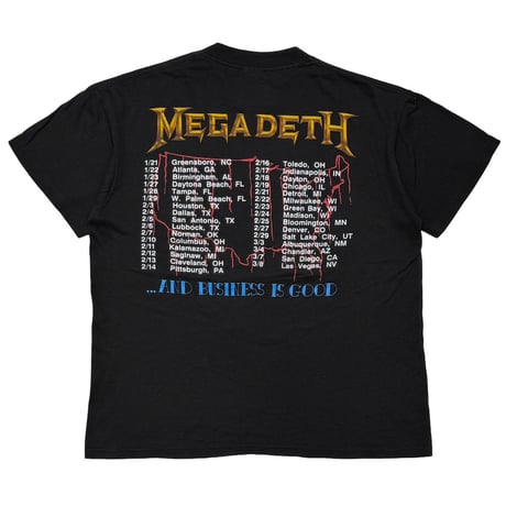 MEGADETH KILLING IS MY BUSINESS SPRING FORD LARGE 8920