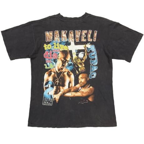 2PAC RAP DESIGN to and live die in l.a. FITS XL