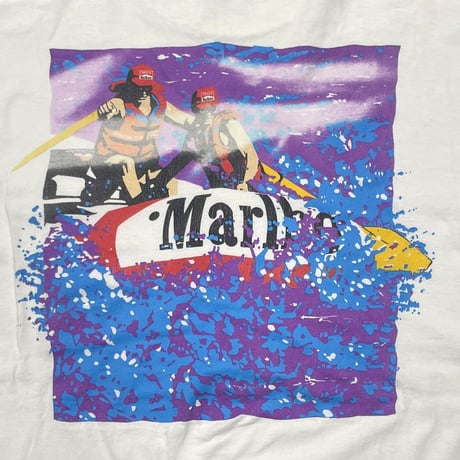 Marlboro ADVENTURE TEAM BOAT POCKET TEE WHITE ADULT ONE SIZE FITS XL 9925
