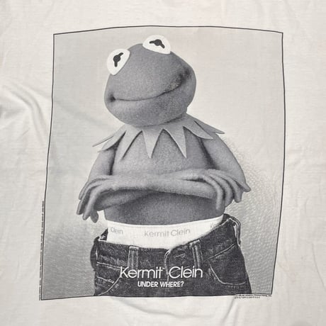 KERMIT KERMIT CLEIN CALVIN KLEIN PARODY WHITE FITS XL 0796