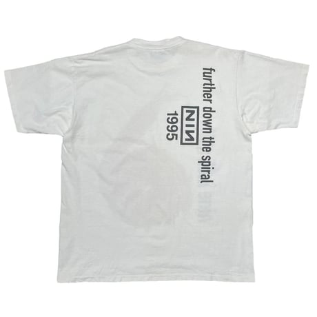 NINE INCH NAILS 1994 FURTHER DOWN THE SPIRAL WHITE ALLSPORT XL 0342