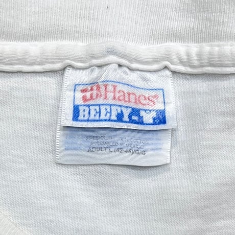 Edvard Munch The Scream Y2K WHITE Hanes LARGE 6401
