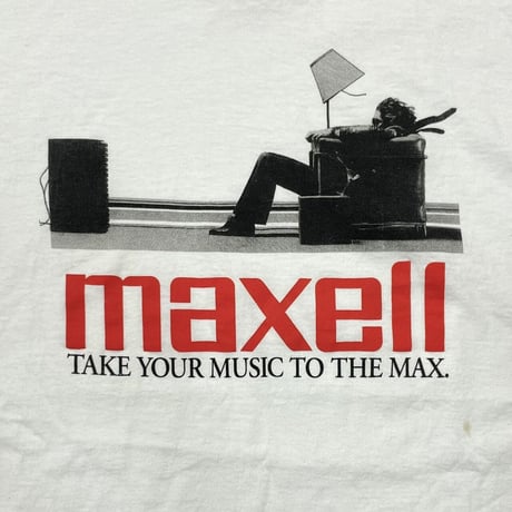 MAXELL TAKE YOUR MUSIC TO THE MAX FRUIT OF THE LOOM XL 0789