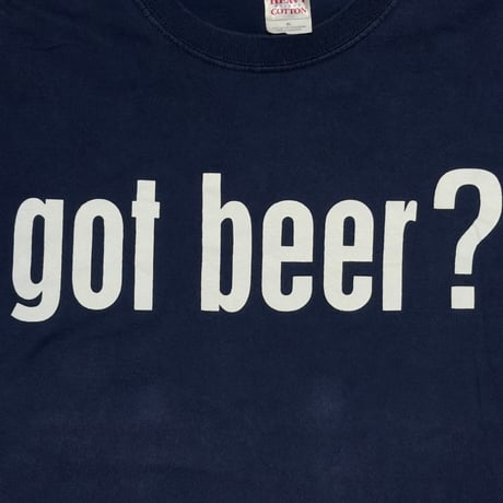 OLD & VINTAGE got beer? Black Mountain BREWING COMPANY NAVY GILDAN XL 8893
