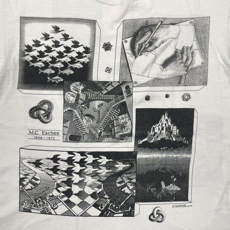 M.C.ESCHER 1991 ART WHITE ANDAZIA XL 2261