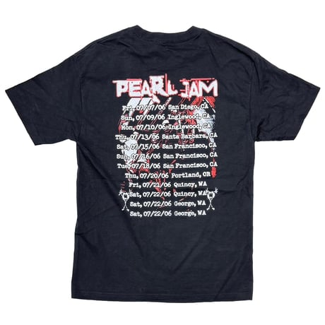 PEARL JAM 2006 TOUR BOOTLEG ALSTYLE LARGE 3823