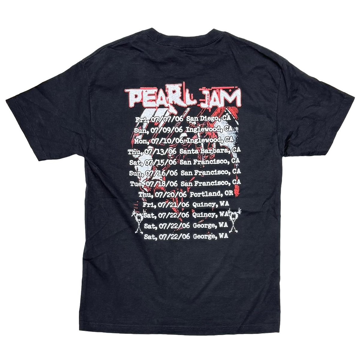 PEARL JAM 2006 TOUR BOOTLEG ALSTYLE LARGE 3823