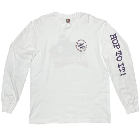 Budweiser 1995 STPAT'S PARTY LS WHITE FRUIT OF THE LOOM XL 4227