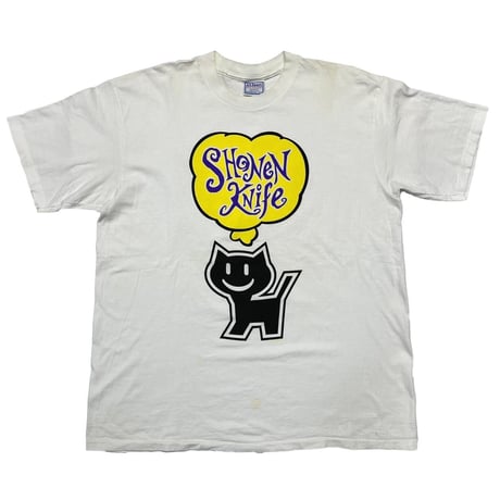 SHONEN KNIFE CAT TEE WHITE ALL SPORT XL 2038