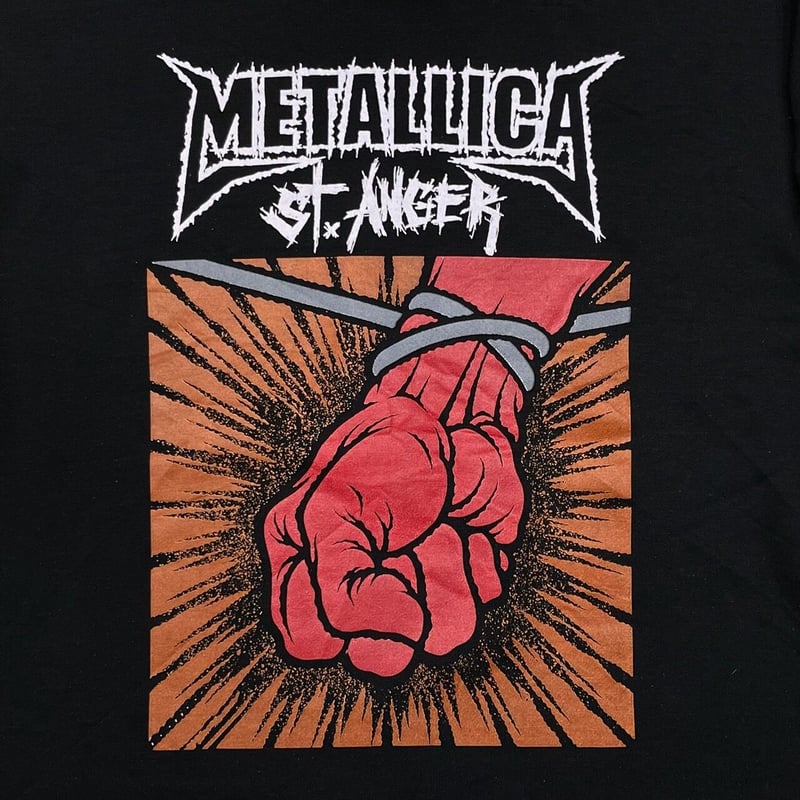 llica St. Anger MANAGEMENT CREW 売品XL METALLICA ST. ANGER HOODED SWEATSHIRT FITS LARG