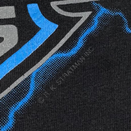 HARLEY DAVIDSON SHOULDER BLUE THUNDER LIGHTNING OVP SKAGIT BACK LARGE 8348