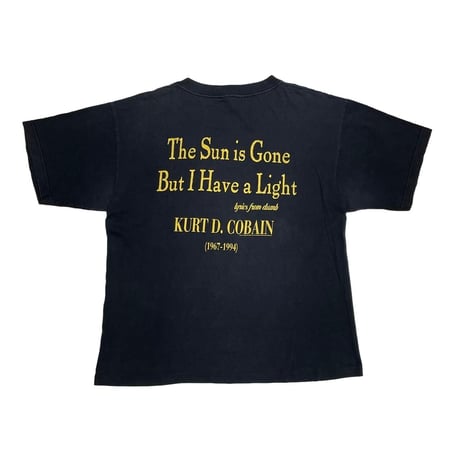 NIRVANA KURT COBAIN 1993 MEMORIAL TEE 0853