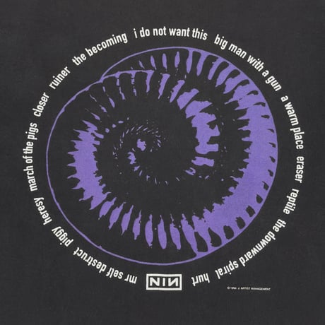 NINE INCH NAILS NIN BOX LS AMMONITE ALL SPORT LARGE 0518