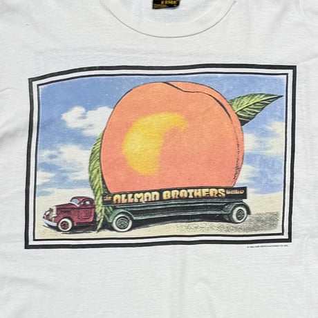 THE ALLMAN BROTHERS BAND 1995 EAT A PEACH FOR PEACE WHITE LARGE 1753