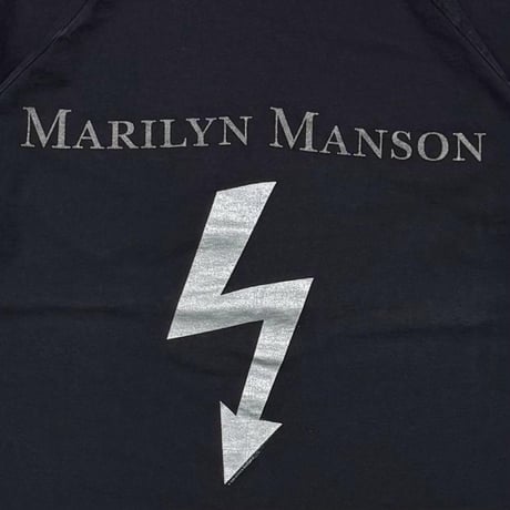MARILYN MANSON ARROW RAGLAN JERSEY LINE LS WINTERLAND FITS XL 7472