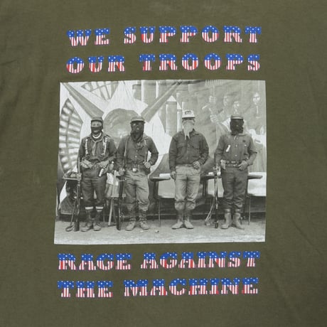 RAGE AGAINST THE MACHINE WE SUPPORT OUR TRIOPS TENESSEE RIVER LARGE 7578