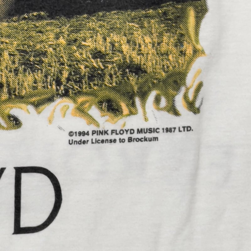1994年 PINK FLOYD EUROPEAN TOUR 1994 XL PINK FLOYD EUROPEAN TOUR 1994 WHITE BROCKUM XL