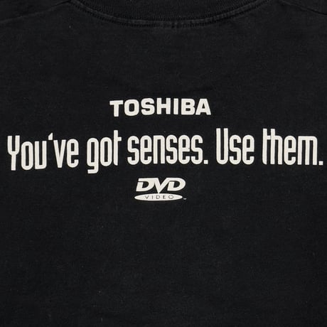 TOSHIBA DVD You've got senses. Use them. BLACK FRUIT OF THE LOOM XL 5362