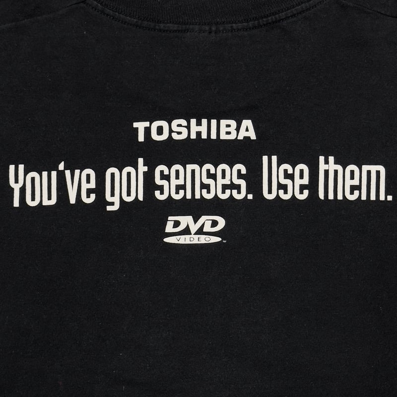 TOSHIBA DVD You've got senses. Use them. BLACK