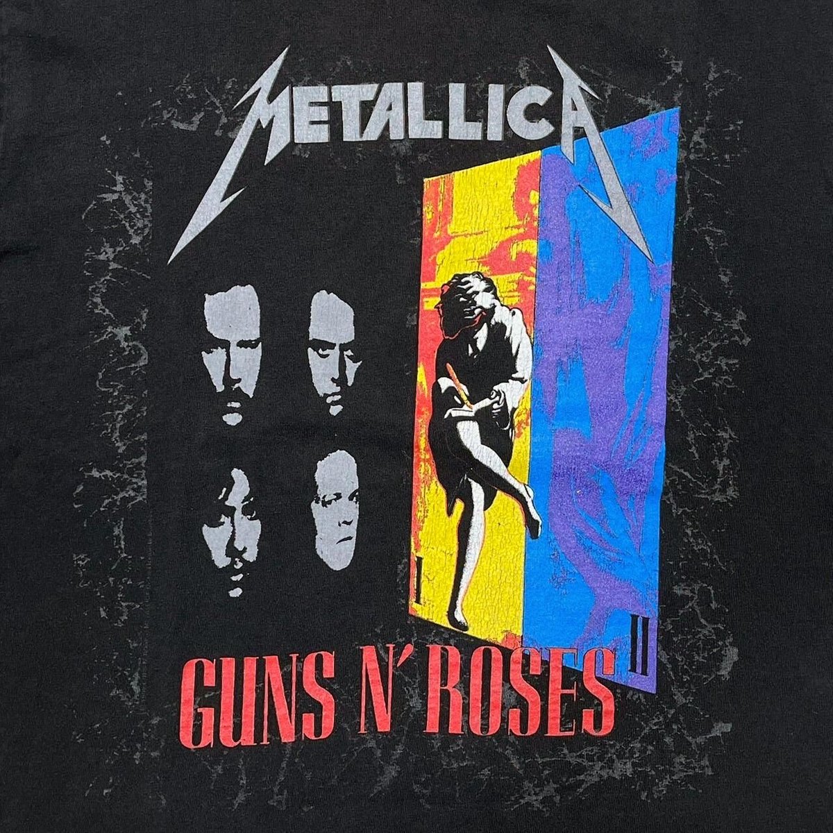 RED Monkey　WENGER 　ガンズ・アンド・ローゼズ　メタリカ METALLICA × GUNS N ROSES 1992 NORTH AMERICAN TO
