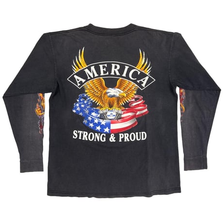 OLD & VINTAGE AMERICA STRONG & PROUD LS FITS M-L 4418
