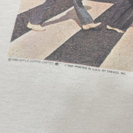 BEATLES 1990 ABBEY ROAD WHITE FRUIT OF THE LOOM XL 9306