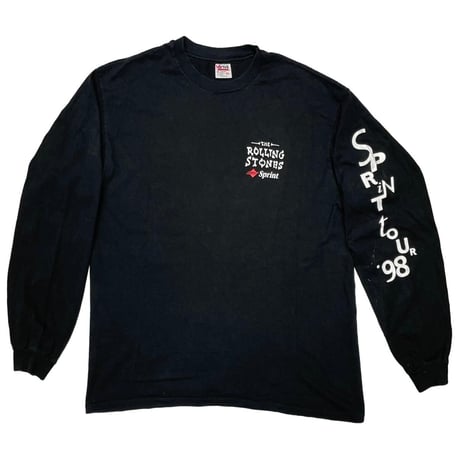 THE ROLLING STONES SPRINT TOUR 98 LS NAIL LIP & TONGUE  BLACK ANVIL XL 7798