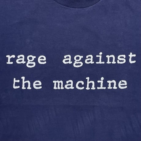RAGE AGAINST THE MACHINE LOGO LS TEE NAVY XL 3472
