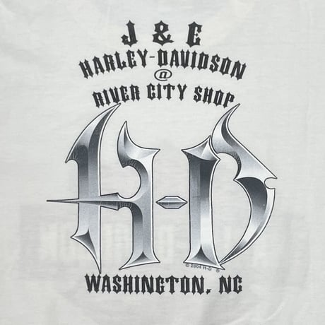 HARLEY DAVIDSON CENTER LOGO WHITE LARGE 2417