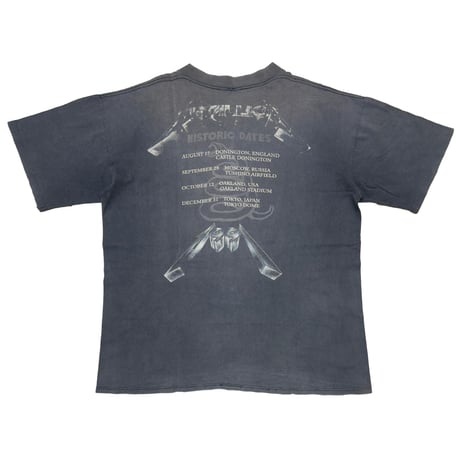 METALLICA 1991 HISTORIC DATES FITS XL 90953