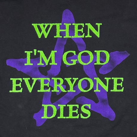 MARILYN MANSON WHEN I'M GOD EVERYONE DIES LS TULTEX XL 2383