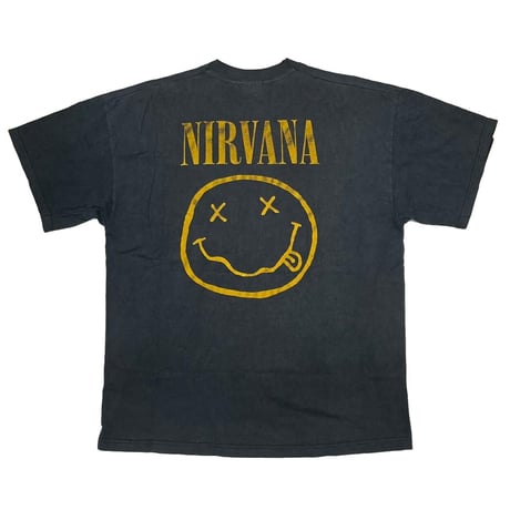 NIRVANA SMILE LOGO TEE BLACK XL 9880