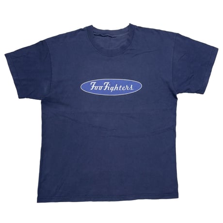 FOO FIGHTERS OVAL LOGO NAVY FITS XL 6590