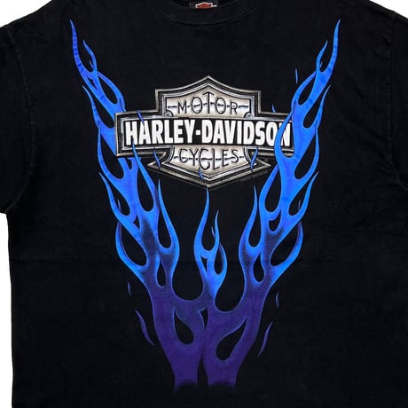 HARLEY DAVIDSON 1993 BLUE FLAME EMBLEM SUPER BIKES N.V. XL 1713