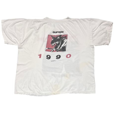 THE ROLLING STONES 1990 STICKY FINGERS EUROPE WHITE FITS L-XL 4463