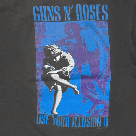 GUNS N' ROSES USE YOUR ILLUSION Ⅰ&Ⅱ 1991 DOUBLE SIDE BROCKUM LARGE 7779