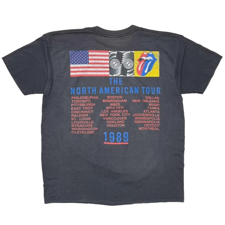 THE ROLLING STONES BIG LIP&TONGUE WORLD TOUR 1989 LARGE 7774
