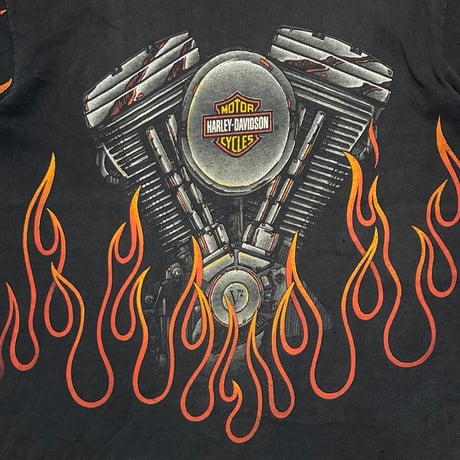 HARLEY DAVIDSON FLAME ENGINE V2 FITS XL 6096