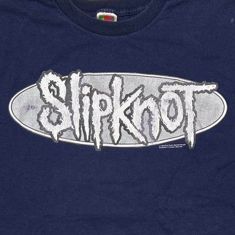 Slipknot 1999 DONT EVER JUDGE ME NAVY FRUIT OF THE LOOM LARGE 2887