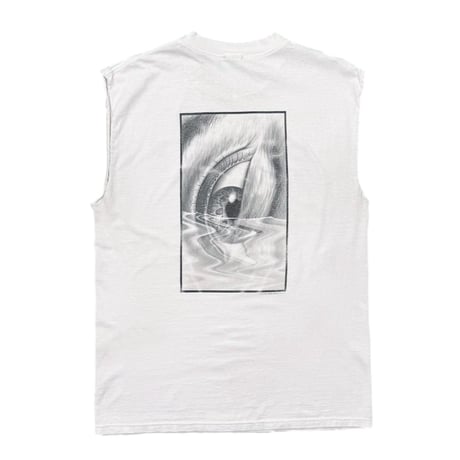 TOOL LOGO & EYE SLEEVELESS WHITE FITS LARGE 0078