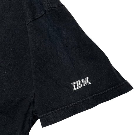 IBM BEE LOGO TEE BLACK HANES XL 6900