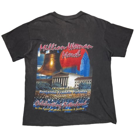 MILLION WOMAN MARCH 1997 BENJAMIN FRANKLIN PARKWAY RAP DESIGN XL 0188