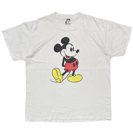 DISNEY VINTAGE MICKEY MOUSE WHITE ONEITA XL 9565
