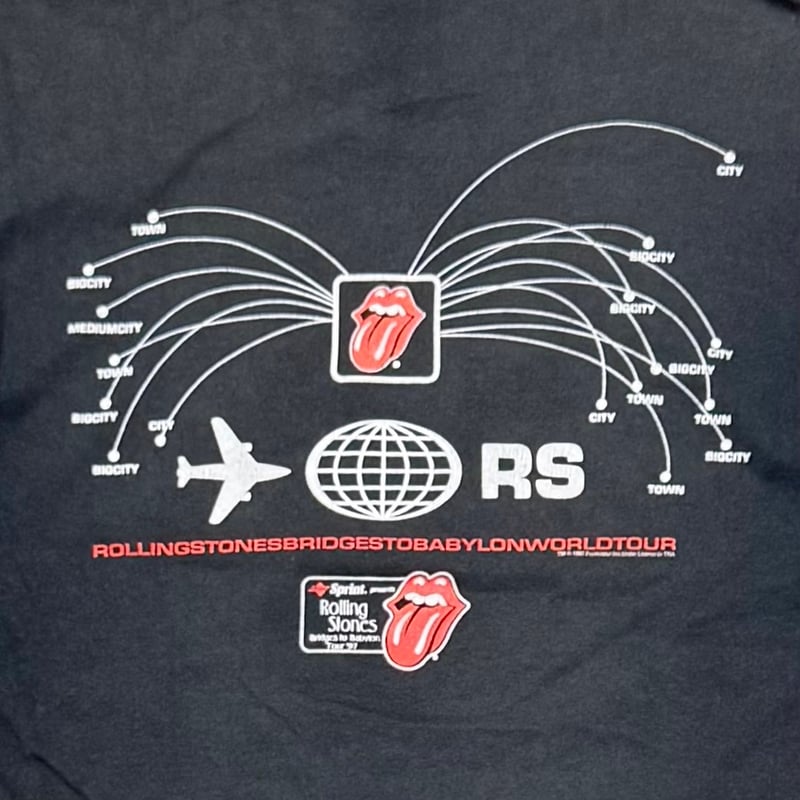 ROLLING STONES 1997 BRIDGES TO BABYLON WORLD TO