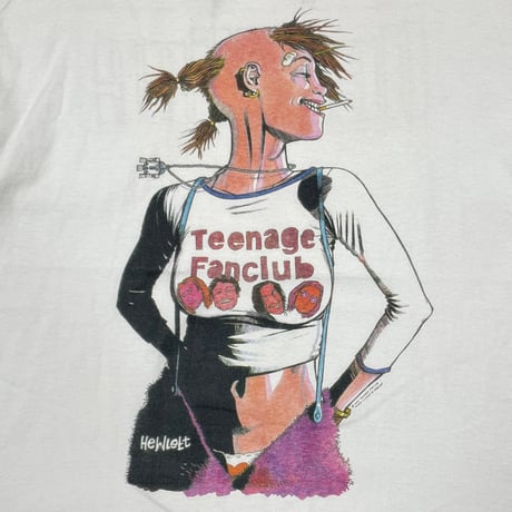 TEENAGE FANCLUB DEADLINE WHITE NICEMAN XL 3092